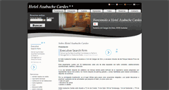 Desktop Screenshot of hotelazabachecardes.com